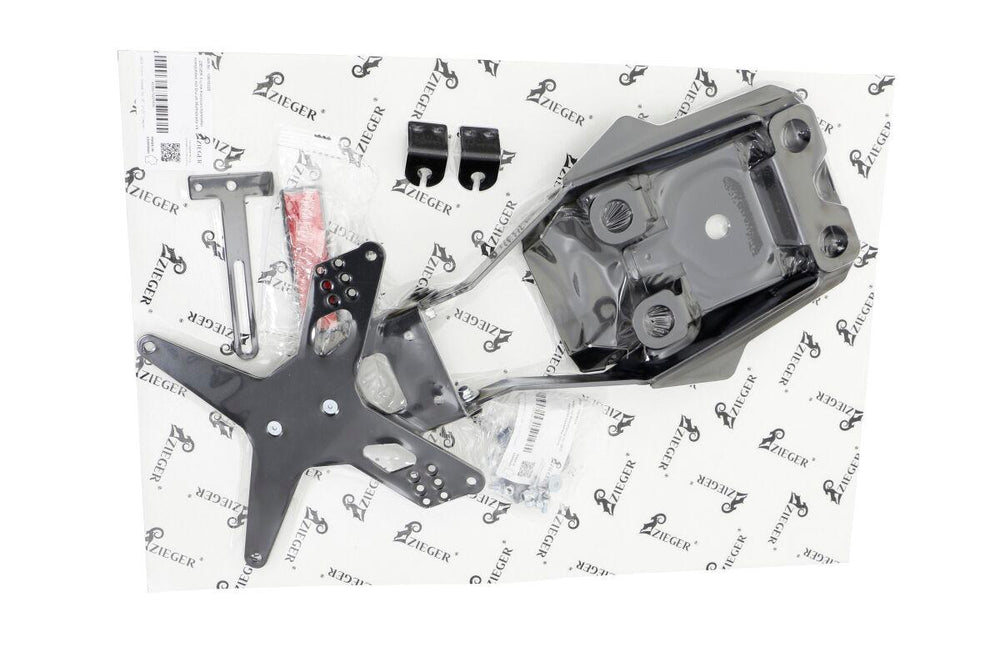 Zieger X-Line Tail Unit Type E For Harley Davidson FXDC 1584 Dyna Super Glide Custom 2012