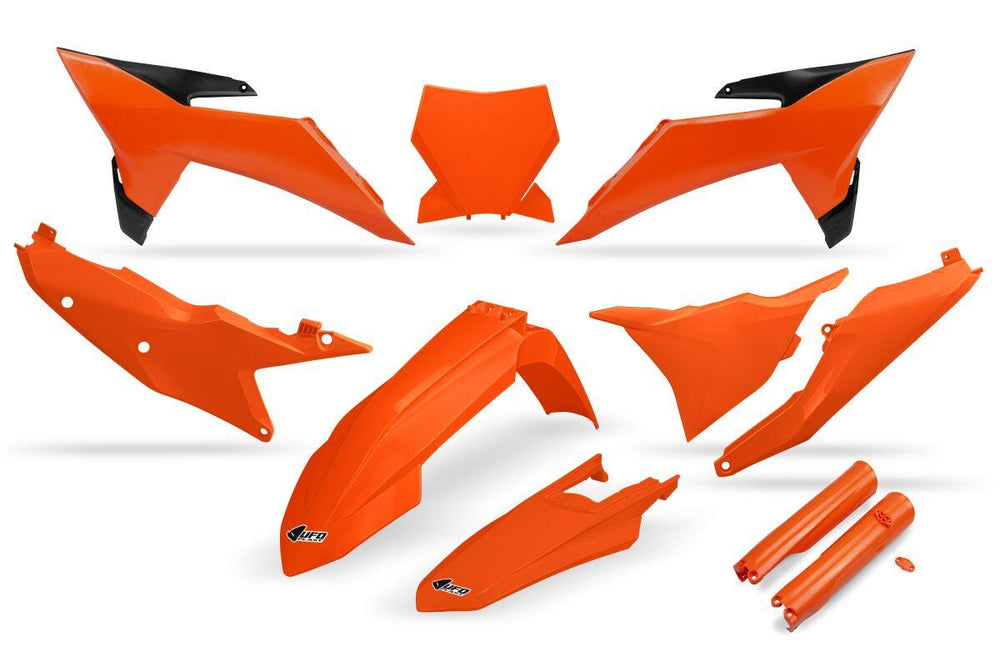 UFO Plastics Kit For KTM SX125 2025-2026 - Black/Orange
