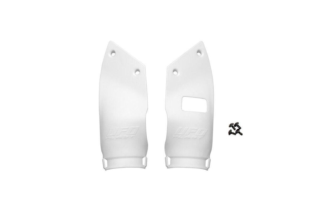 UFO Front Number Board Extenders For Kawasaki KX250 2021-2026 - White
