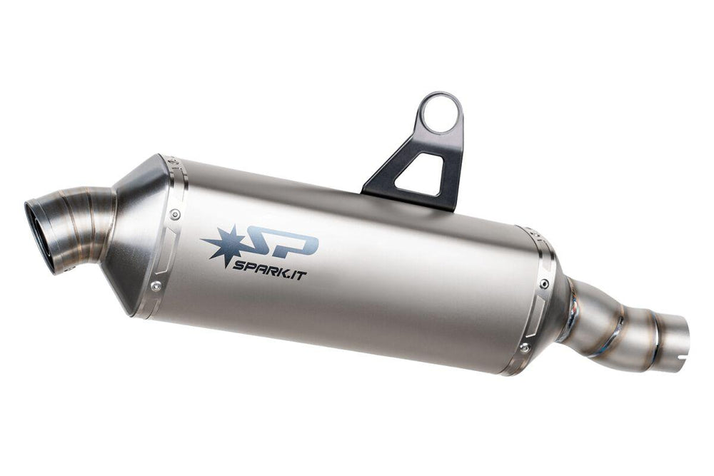 Spark DAKAR Silencer For Benelli TRK 702 2022-2024 Silver