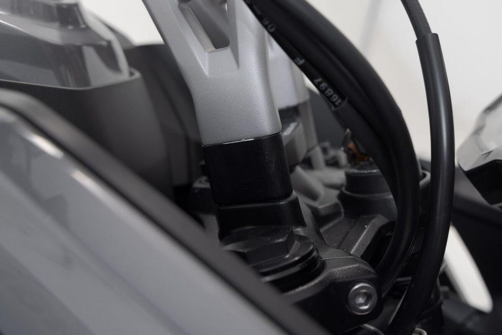 SW Motech 30mm Handlebar Riser For Triumph Tiger Sport 660 30 cm (11-3 4") - Black