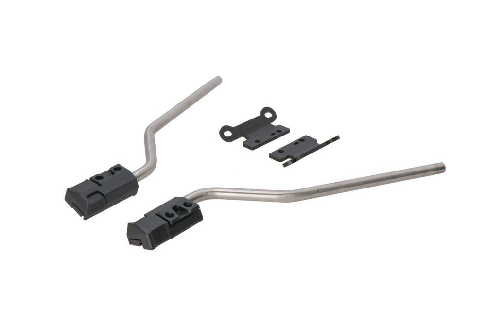 SW Motech Blaze Panniers Spacer Bars For Yamaha MT-125 2019-2025 - Black/Silver