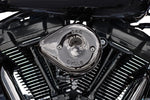 S&S Cycle Stealth Teardrop Air Cleaner Kit For Harley Davidson FLDE 1750 2018-2020 - Lava Chrome