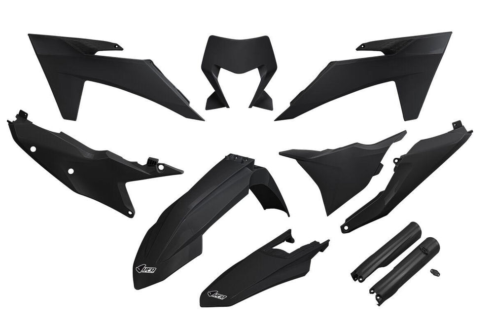 UFO Plastics Kit For KTM  EXC150 TBI 2024-2025 - Black