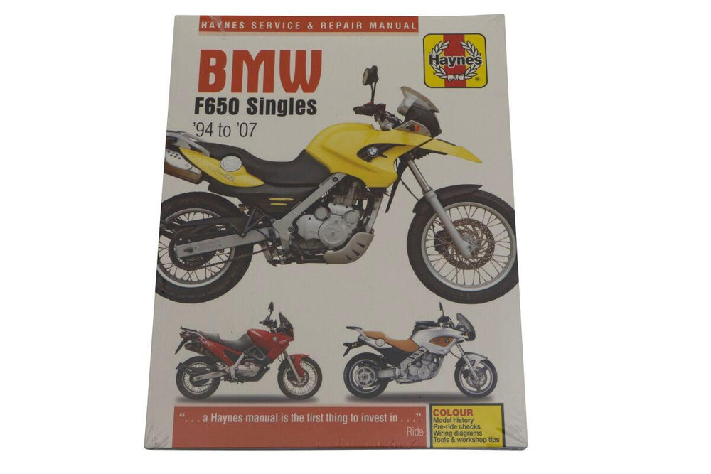 Haynes Service Manual For BMW F 650 CS 2002-2005