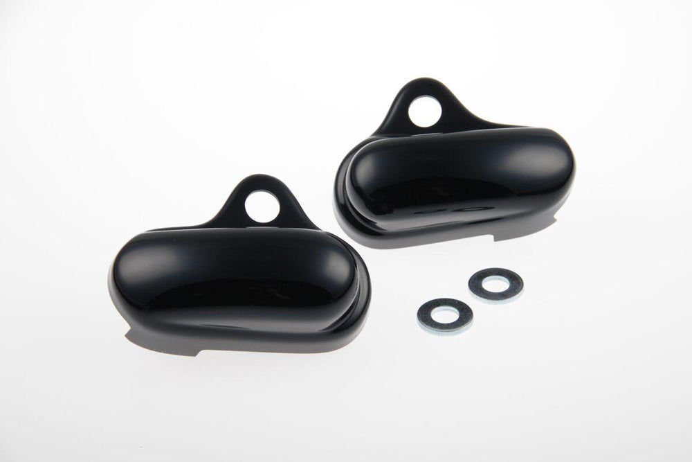 Cult Werk Axle Covers For Harley Davidson XL 1200 C 2004-2020 - Black