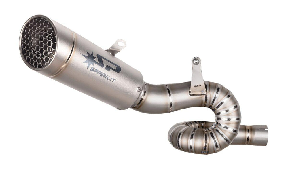 Spark GRID-O Exhaust System For Triumph Street Triple 660S ABS 2018-2022 Titanium