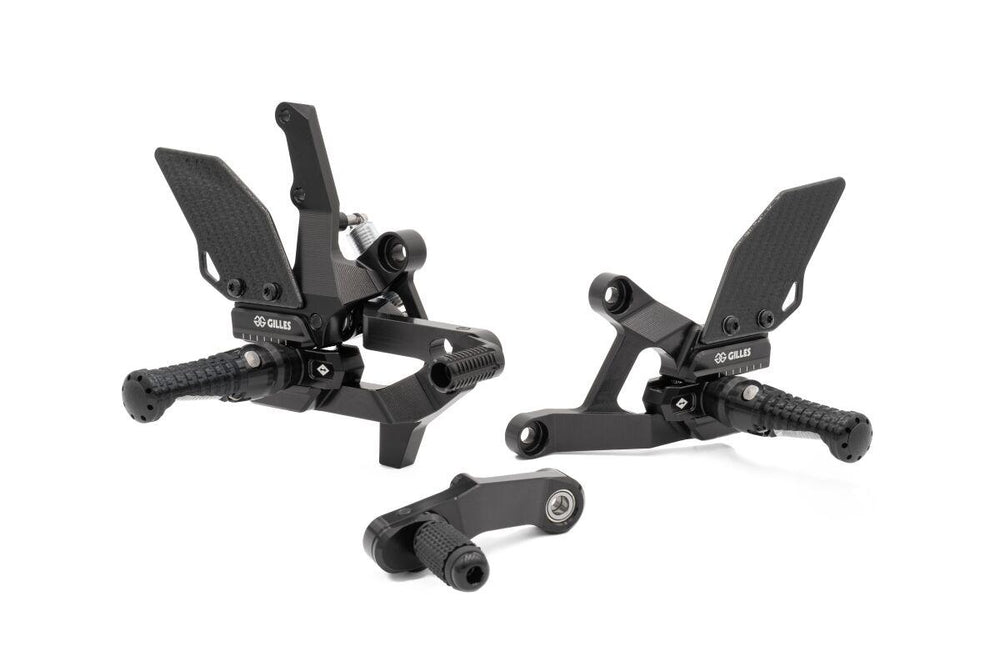 Gilles VCR38GT Adjustable Rearset For BMW M 1000 XR ABS 2024-2026 - Black