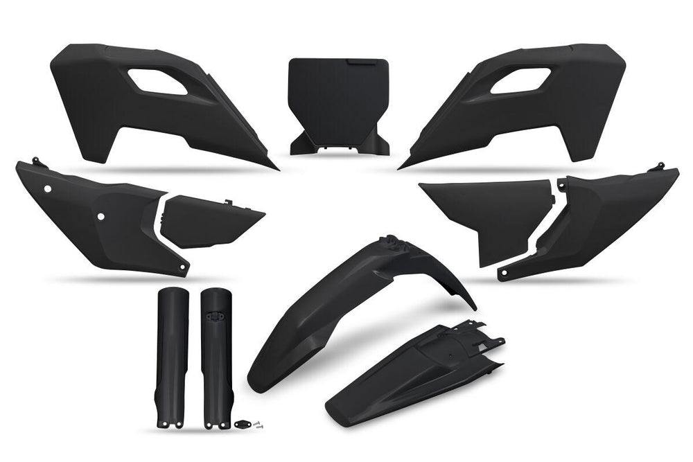 UFO Plastics Kit For Husqvarna FE250 2024-2025 - Black