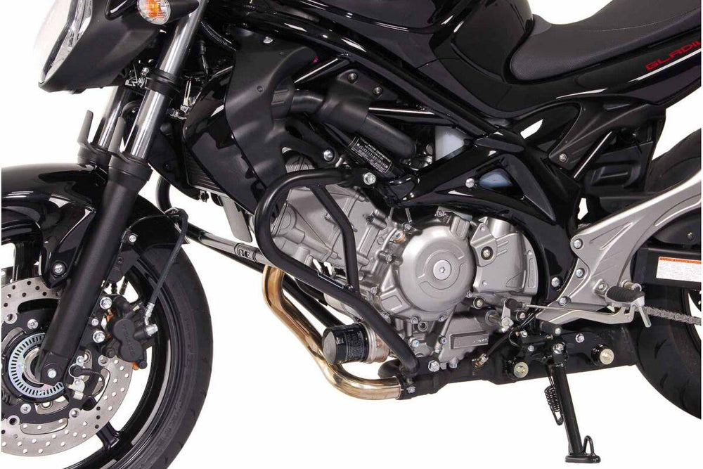 SW Motech Crash Bars For Suzuki SFV 650 2009-2015 - Black Powder-Coated