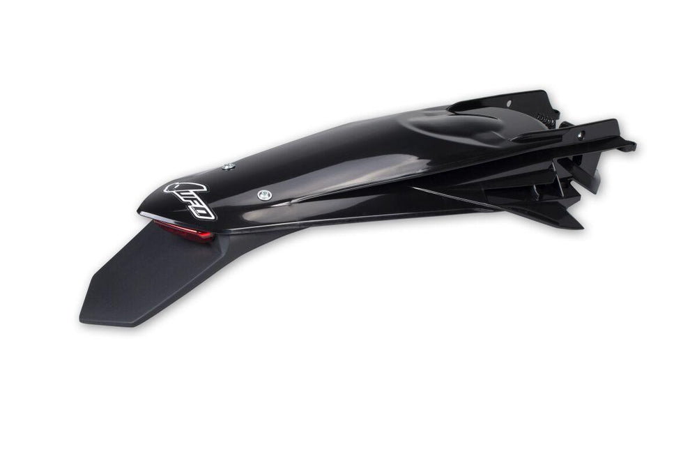 UFO Rear Fender With Light For KTM EXC150 TPI 2020-2023 - Black