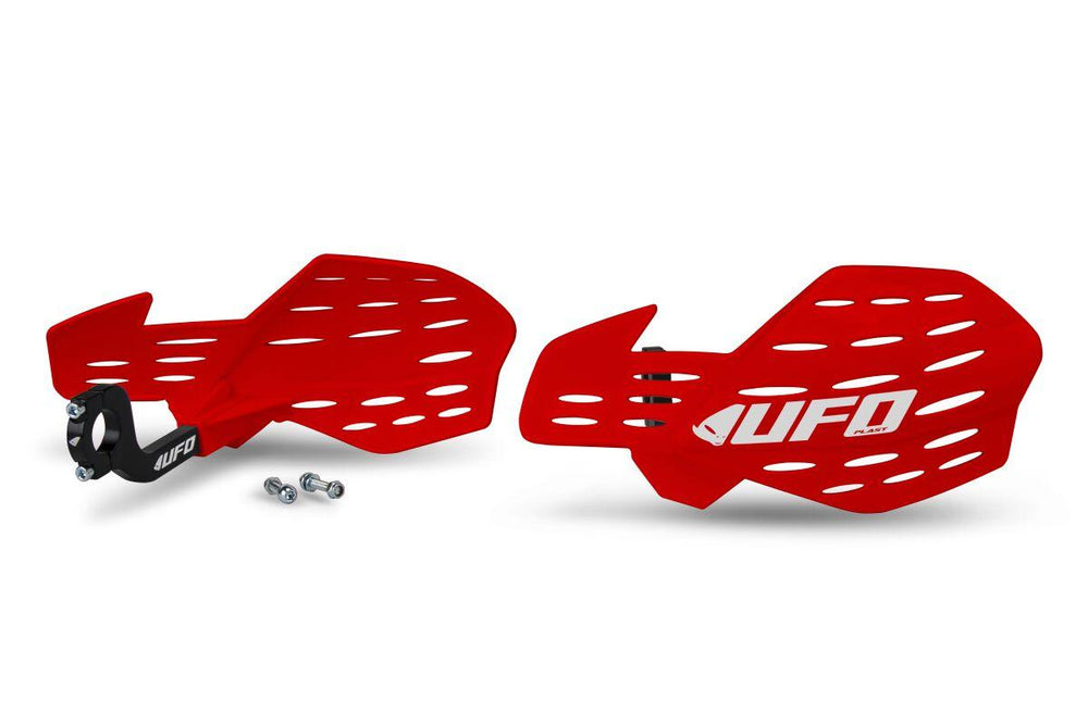 UFO Guardian 2 Motocross Universal Hand Guards - Red