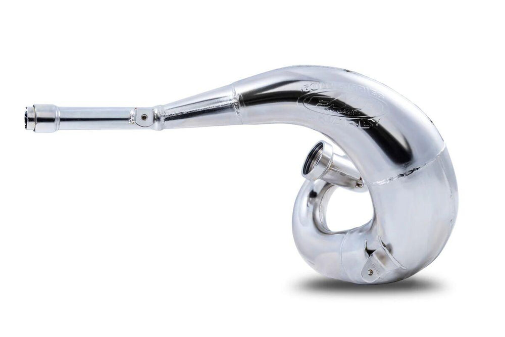 FMF Gold Series Gnarly Front Pipe For Fantic XE 300 2025 - Nickel Plated