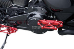 Arlen Ness Diamond Passenger Floorboards For Harley Davidson FLD 1690 2012-2013 - Red