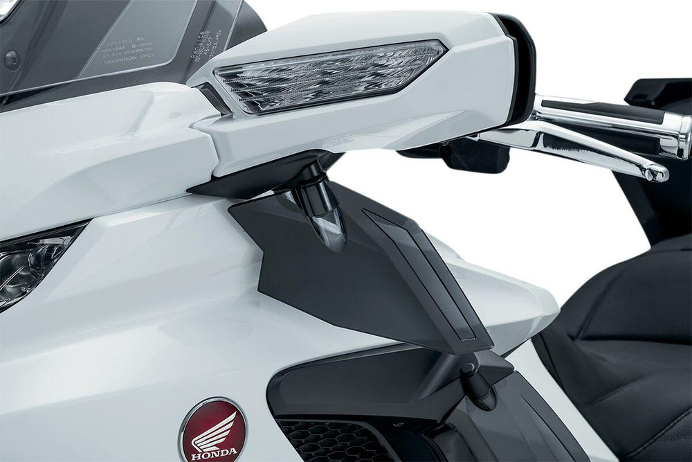 Kuryakyn Adjustable Upper Air Deflector For Honda GL 1800 2021 - Dark Smoke