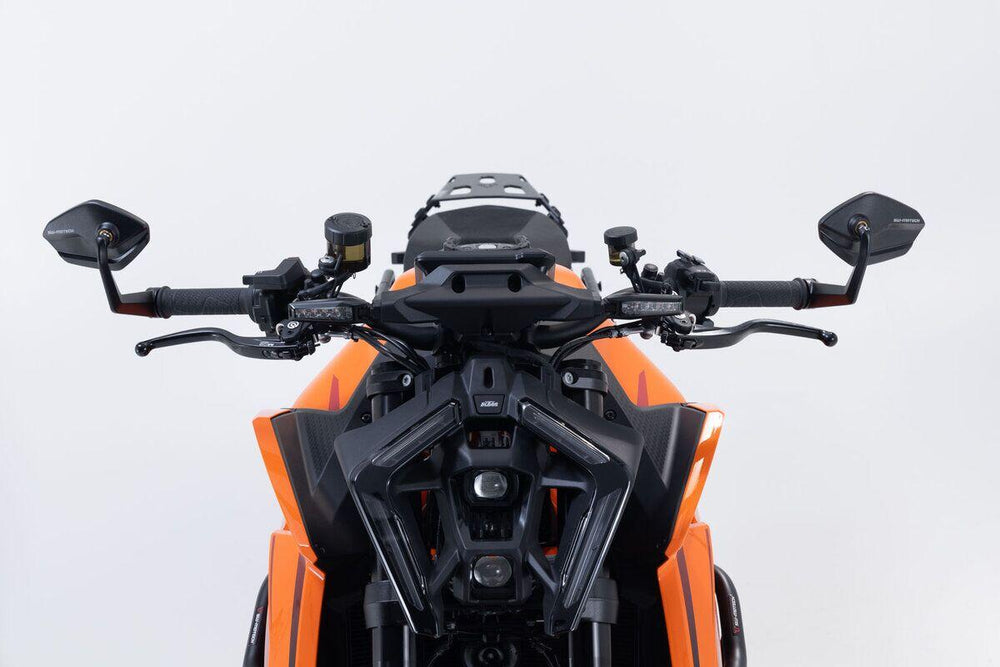 SW Motech Bar End Mirrors For KTM Super Duke 1290 R 2019-2024 - Black