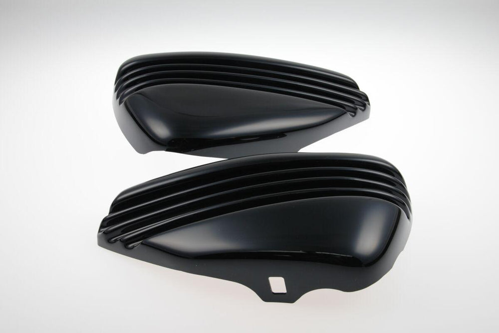 Cult Werk Bobber Side Panels For Harley Davidson XL 1200 C 2004-2013 - Gloss Black