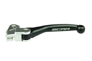Scar Clutch Flex Levers For Kawasaki KX125 2006-2008 - Black