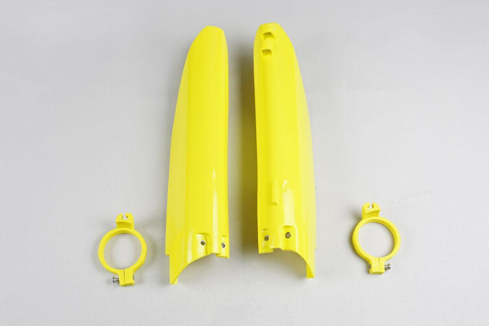 UFO Fork Guards For Suzuki RM125 1999-2003 - Yellow