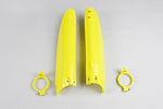 UFO Fork Guards For Suzuki RM125 1999-2003 - Yellow