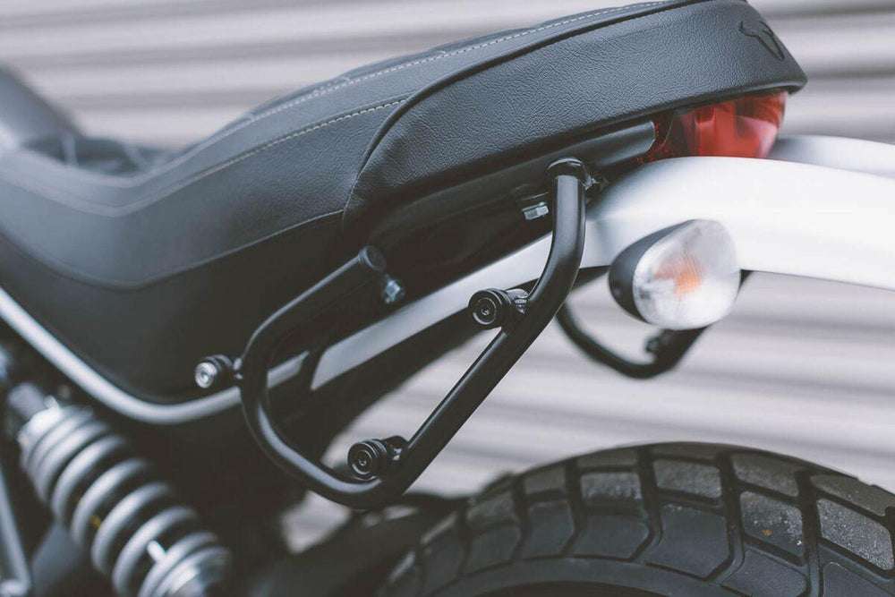 SW Motech SLC Side Pannier Carrier For Ducati Scrambler 400 2016-2020 Left - Black