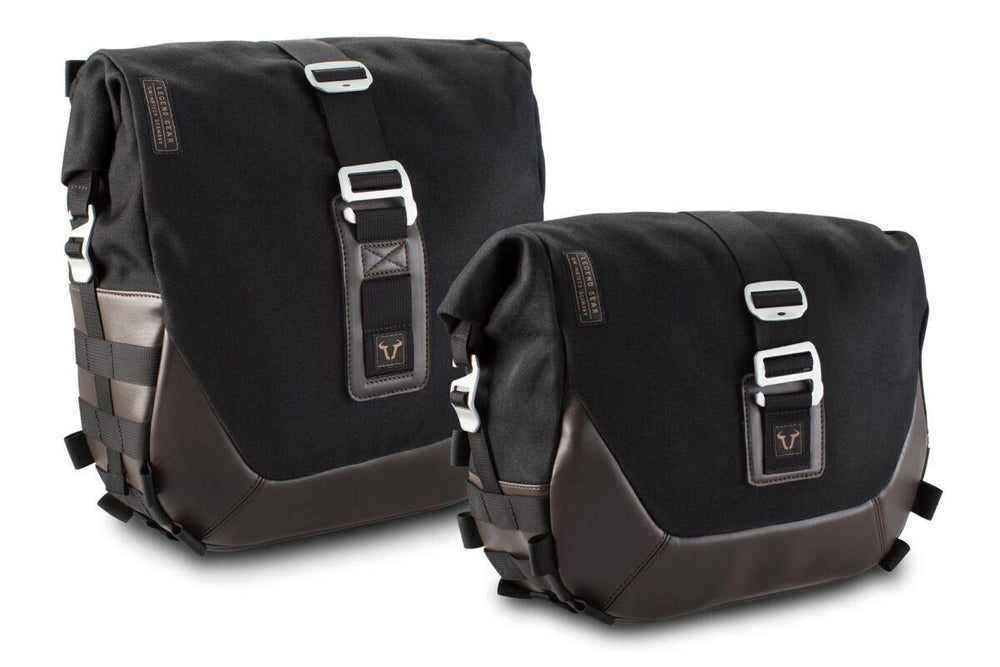 SW Motech Legend Gear LC1 & LC 2 Side Pannier Bag System Brown Edition For Honda GB 350S ABS 2025-2026 - Black/Brown