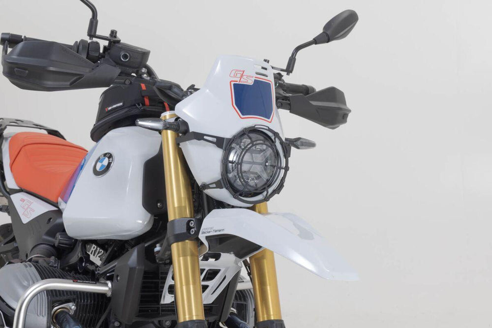 SW Motech Headlight Guard For BMW R 12 G/S ABS 2025-2026 Front Black/Powder-Coated Clear