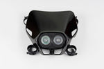 UFO Firefly Twin Universal Headlight - Black