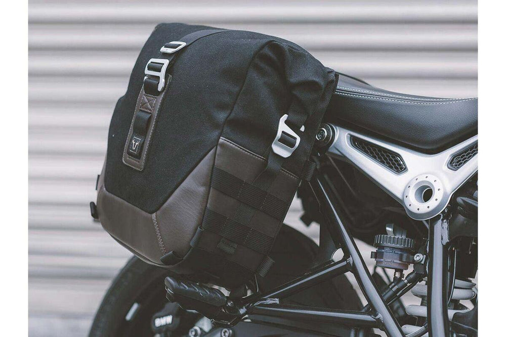 SW Motech Legend Gear LC1 & LC 2 Side Pannier Bag System For BMW R Nine T ABS 2017-2020 - Black