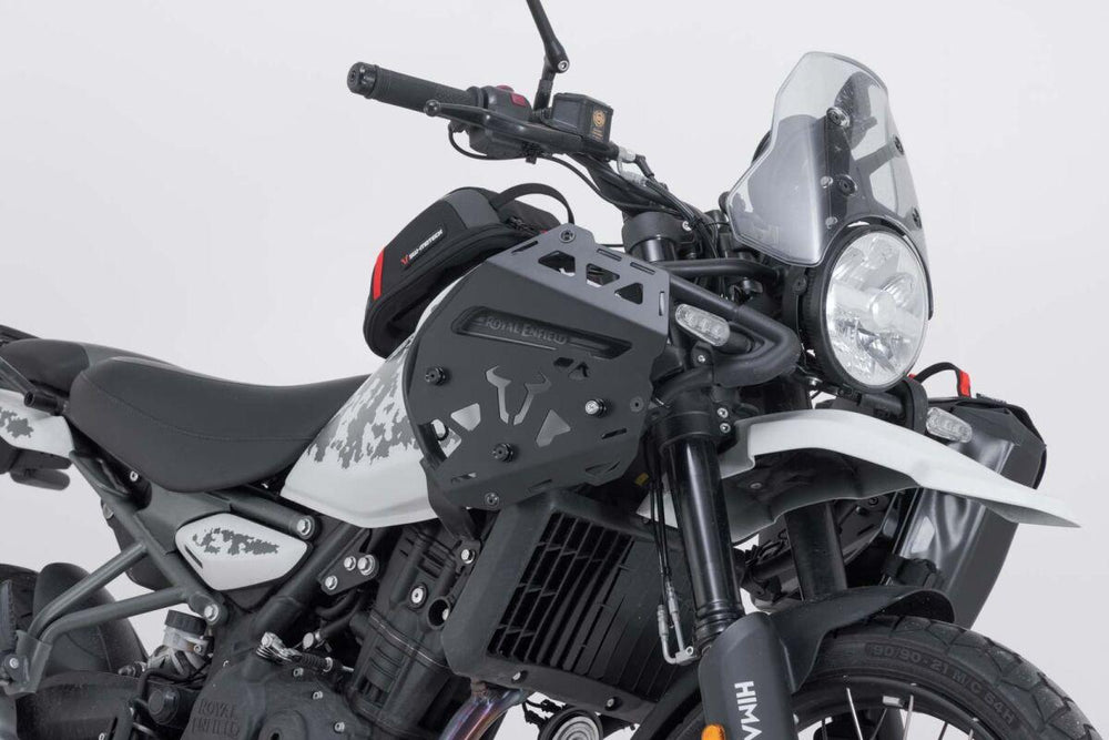 SW Motech SLC Right Side Carrier For Original Crash Bars For Royal Enfield Himalayan 450 2024-2025 - Black