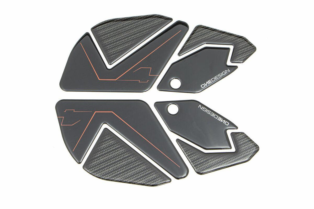 Onedesign Side Protection For Ducati Panigale V4 1100 ABS 2022-2024 - Black/Grey