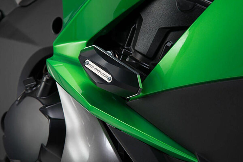 SW Motech Frame Slider Kit For Kawasaki Z 1000SX 2011-2019 - Black