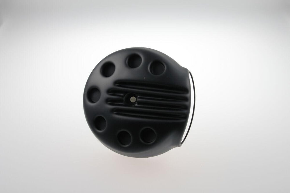 Cult Werk Slotted Air Filter Cover For Harley Davidson FXSB 1690 2014-2017 - Raw Black