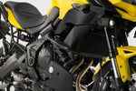 SW Motech Crash Bars For Kawasaki KLE 650 2014-2024 - Black Powder-Coated