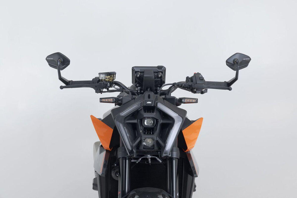 SW Motech Bar end Mirrors For KTM Duke 790 2018-2024 - Black