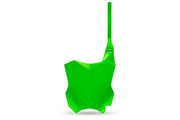 UFO Front Number Board With No Extension For Kawasaki KX250 2021-2026 - Fluorescent Green