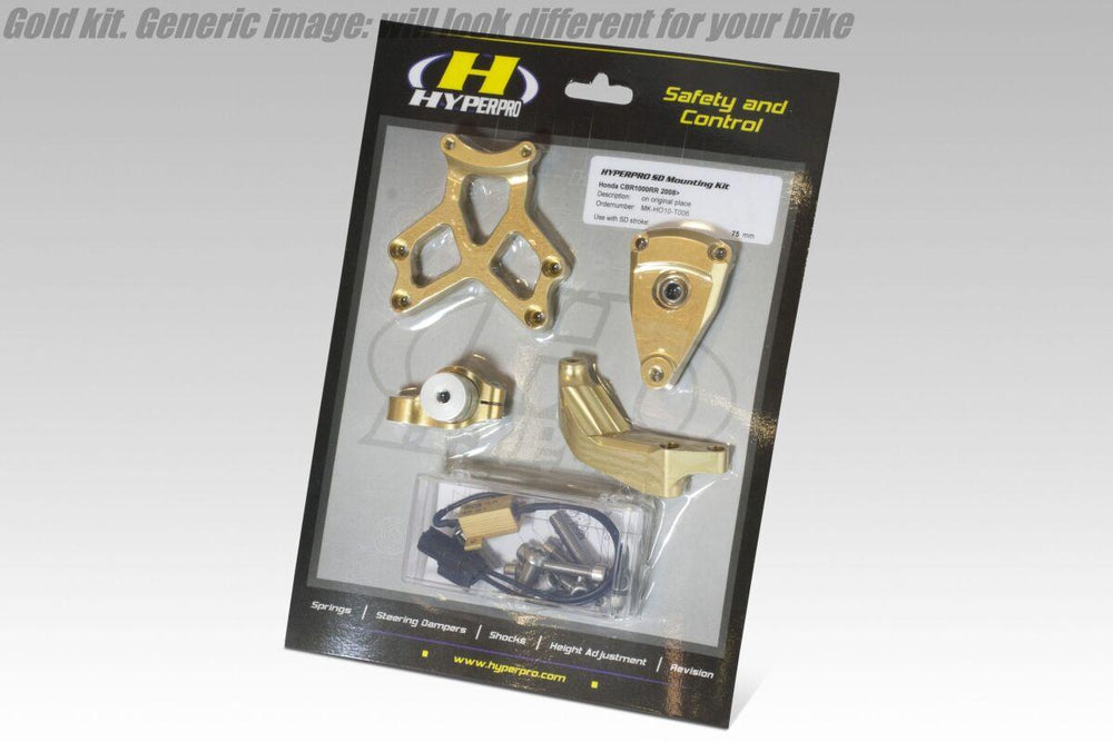 Hyperpro Steering Damper Mounting Kit For BMW R 12 G/S ABS 2025-2026 - Gold