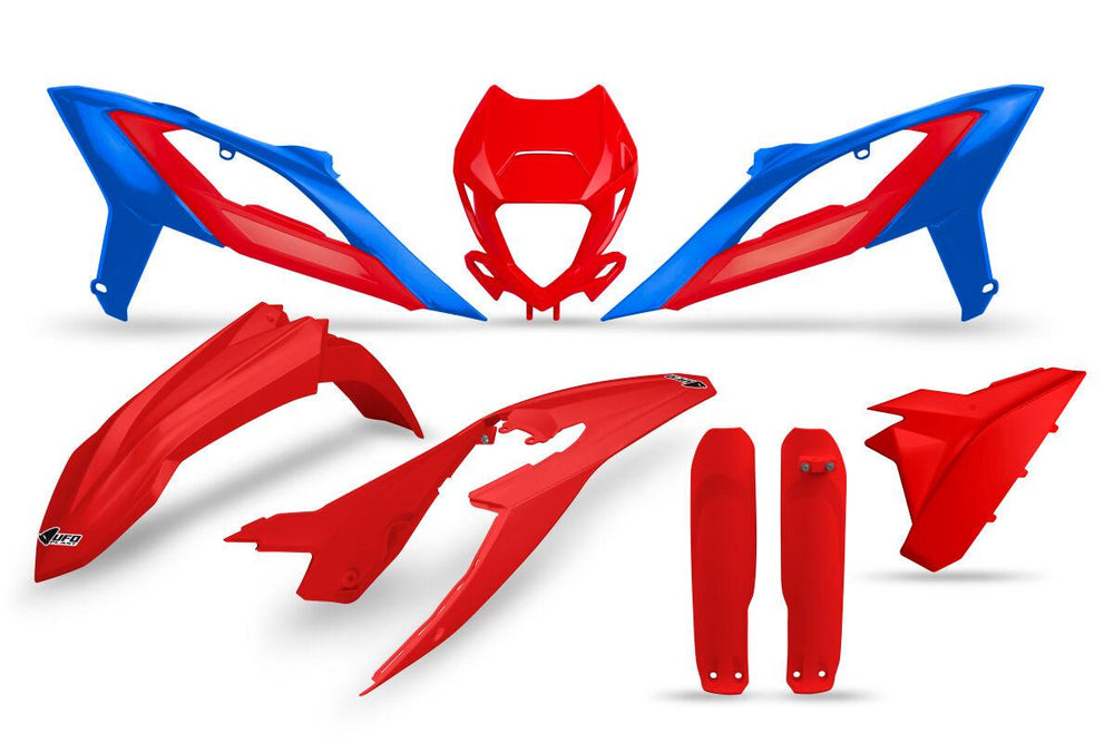 UFO Full Plastics Kit For Beta For Beta RR 250 2023-2024 - Red