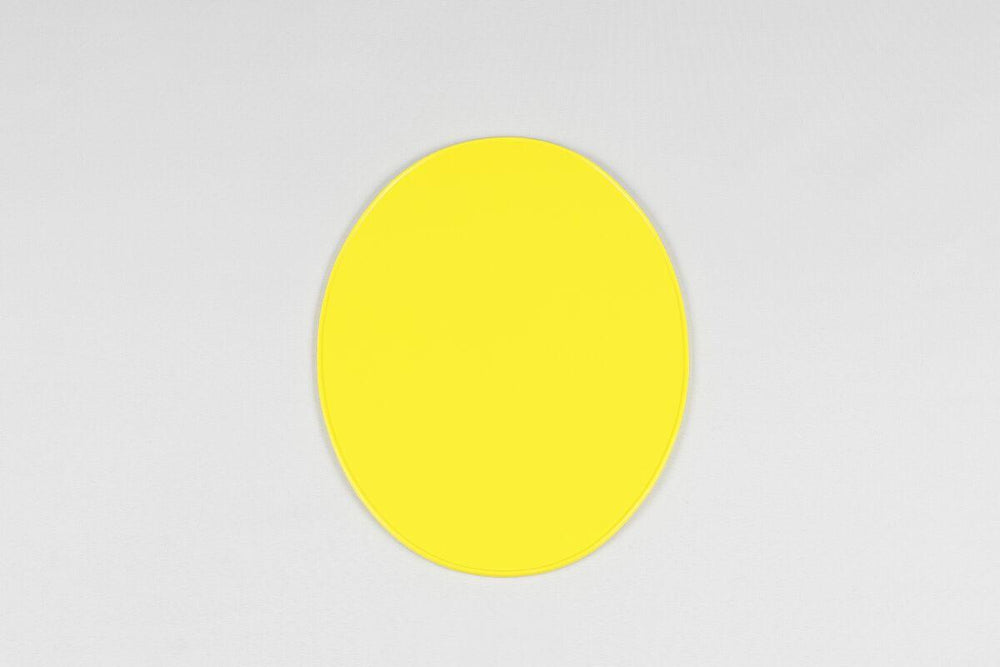 UFO Vintage Universal Oval Front Number Board - Yellow