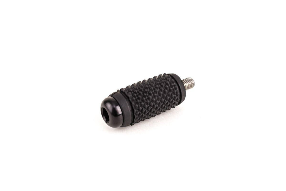 Gilles Toe Piece For Footpegs With Rubber Insert - Silver