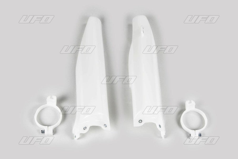 UFO Fork Guards For Suzuki RMZ250 2004-2006 Lower - White