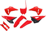 UFO Plastics Kit For Honda CRF250R 2025 - Black Red