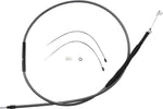 Magnum Shielding Polished KarbonFibr Clutch Cable For Harley Davidson FLHR 1584 2008 184.5 cm (72-11 16") - Carbon Fiber Silver