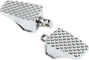 LA Choppers County Line Foot Pegs For Harley Davidson FLD 1690 2012-2013 Fits Front Or Rear - Chrome