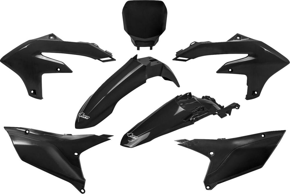 UFO Plastics Kit For Yamaha YZF250 2024 - Black