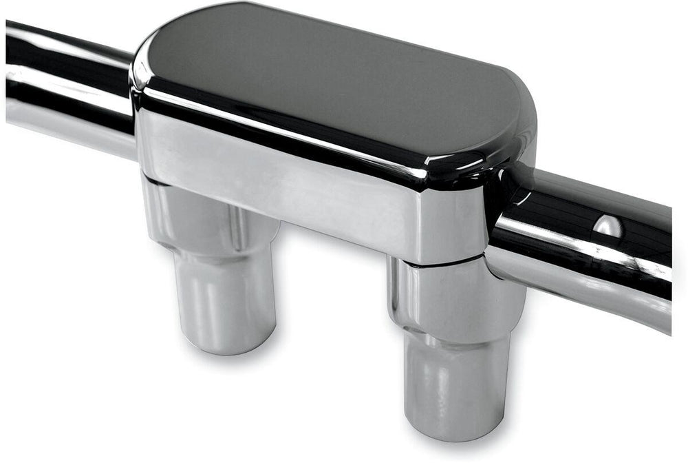 LA Choppers Hefty Handlebar Riser & Top Clamp Kit For Harley Davidson FLD 1690 ABS 2015-2016 76.2 mm (3") - Chrome