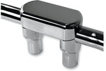 LA Choppers Hefty Handlebar Riser & Top Clamp Kit For Harley Davidson FLD 1690 ABS 2015-2016 76.2 mm (3") - Chrome