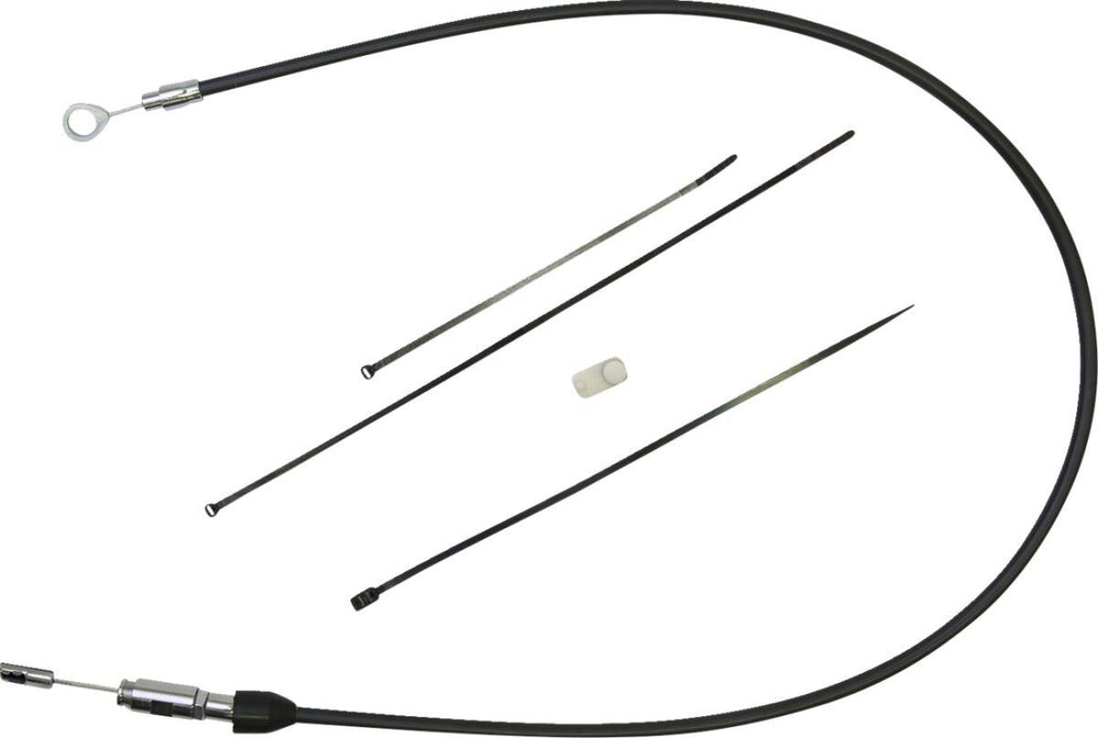 Drag Specialties Quick Connect Clutch Cable For Harley Davidson FLSB 1750 2018-2024 96.5 cm (38") - Black Chrome