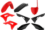 Polisport Plastics Kit For Honda CRF250R 2018-2021 - Black/Red