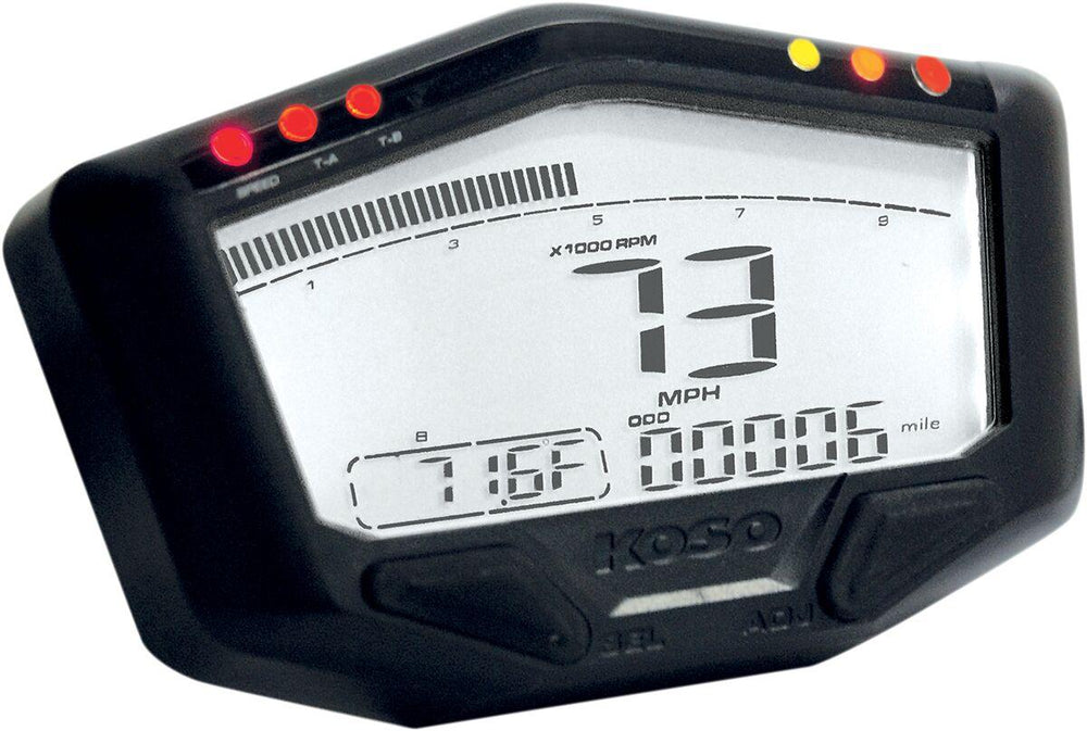 Koso DB-02R Street/Race Speedometer